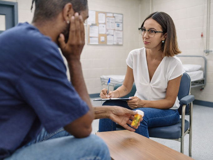 juvenile with counselor